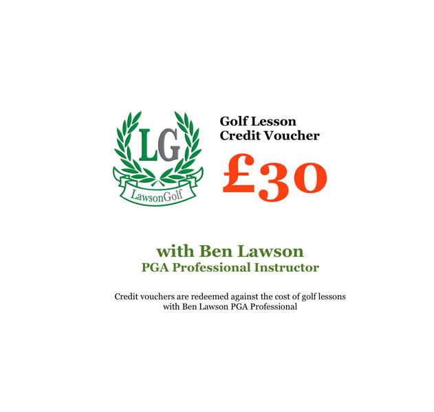 £30 Lesson Credit Gift Voucher